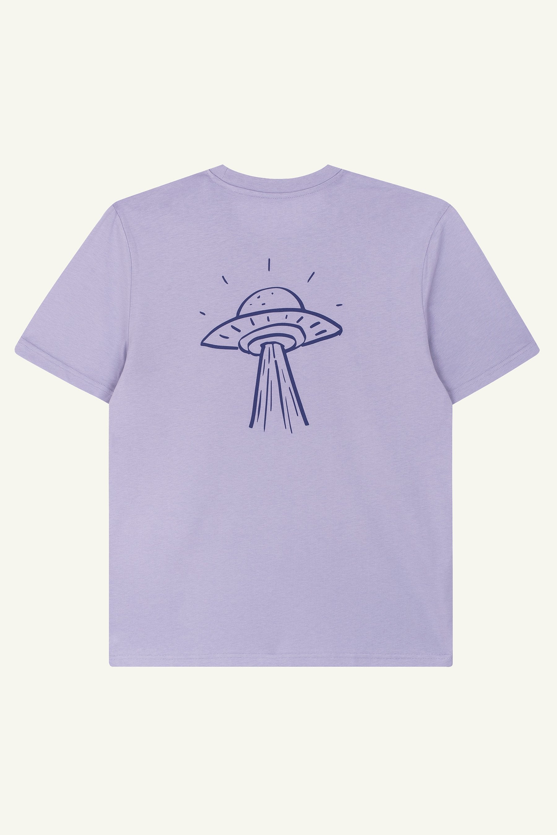 Contrast graphic tees designer edition Take Me Home, organic t-shirt with playful UFO design.