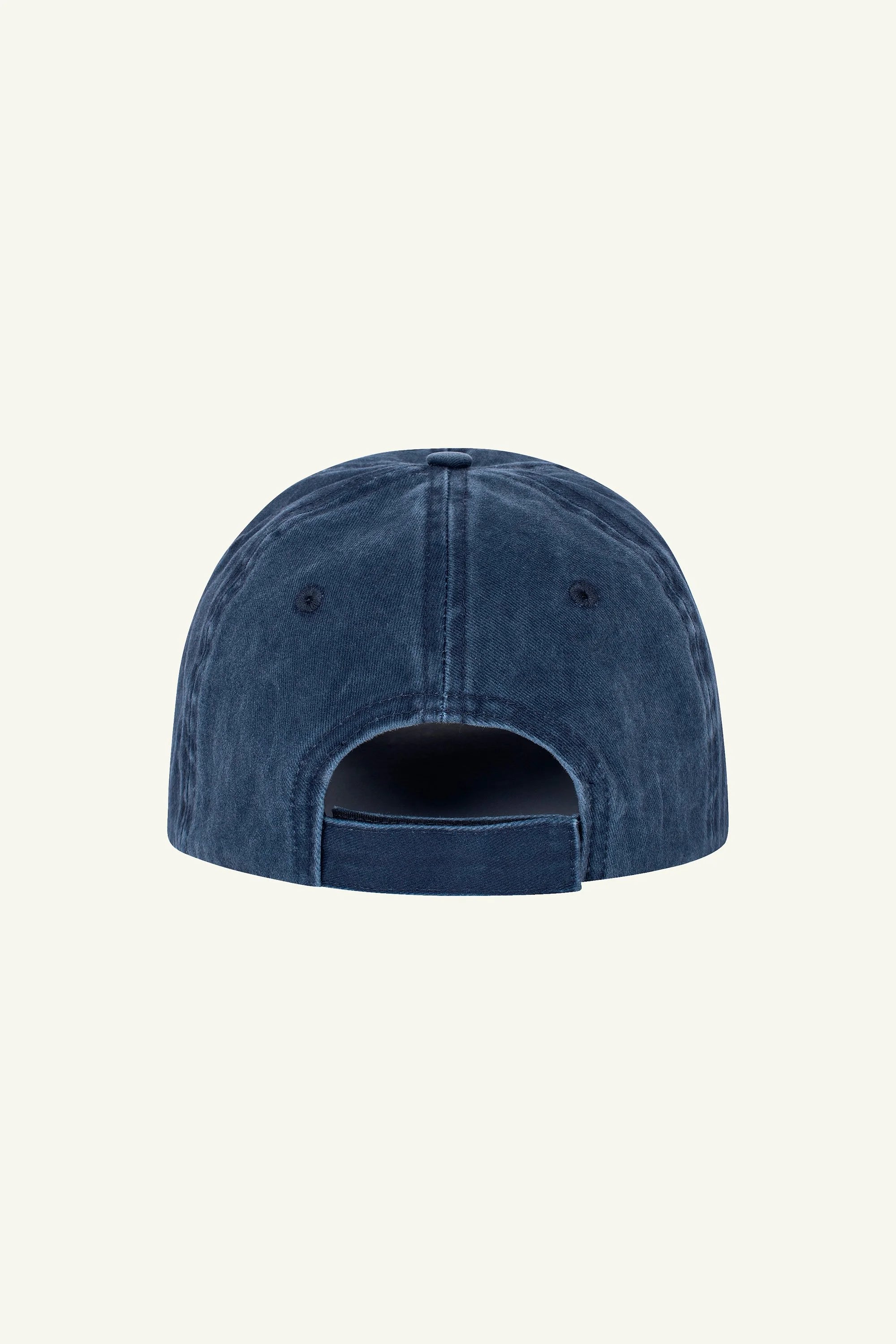 Contrast Outer Space organic cotton hat, embroidered navy blue unisex cap