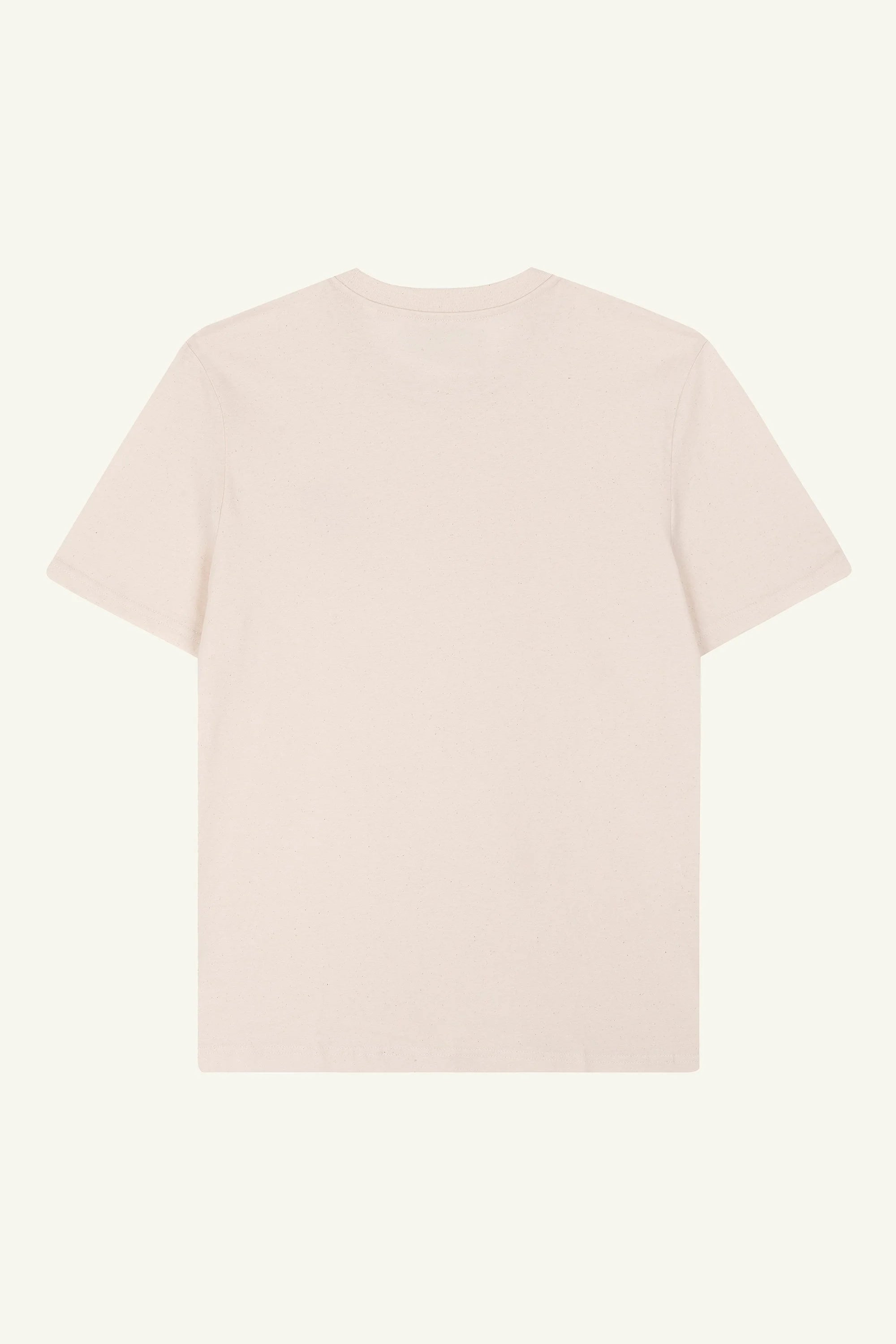 Natural Raw organic cotton t-shirts by Contrast, Ghost Stories graphic t-shirt for quirky style.