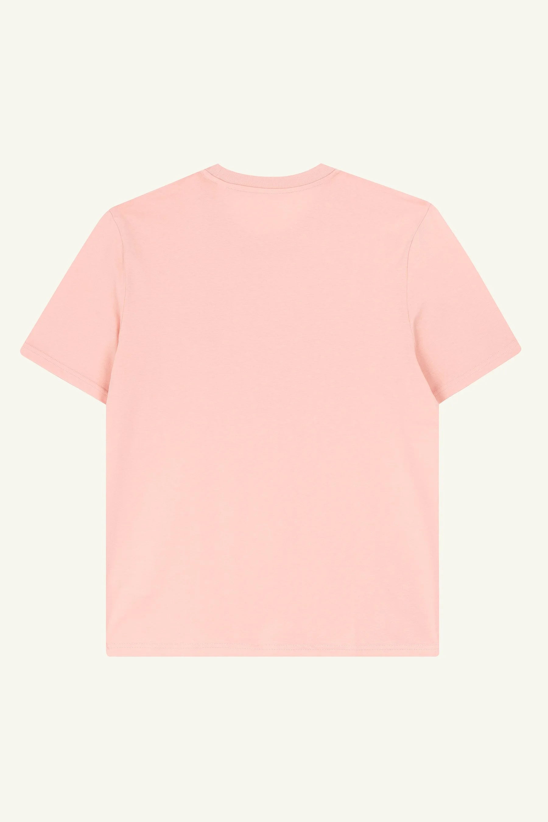 Peach Orange organic cotton t-shirts by Contrast, Melting Icecream graphic t-shirt for summer looks.